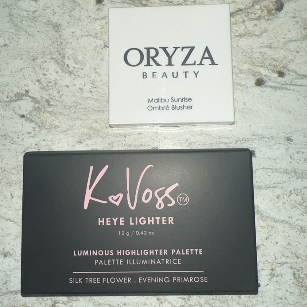 NEW! ORYZA Beauty Ombré Blusher & K Voss Heye Lighter